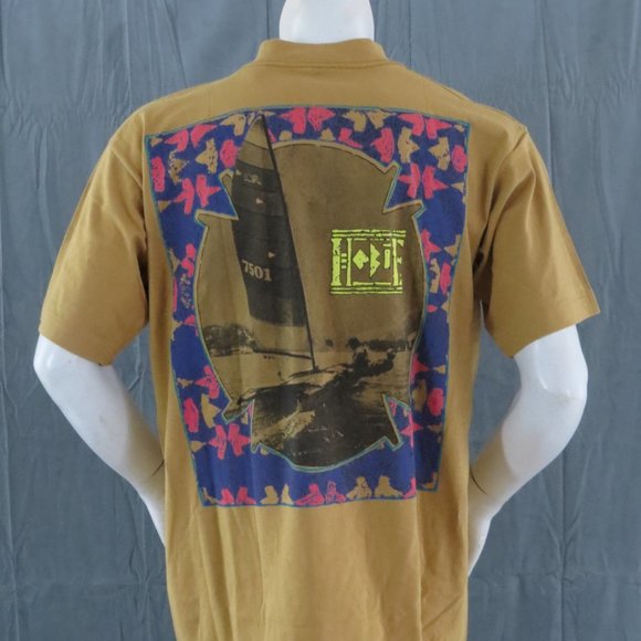 Vintage Surf Shirt - Hobie Sailing Shirt - Men's Large (NWT) - Picture 1 of 10